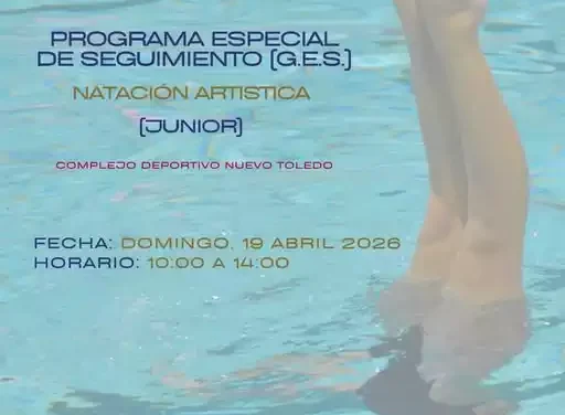 El domingo 19 en Illescas la 1ª convocatoria del GES Junior de Natación Artística