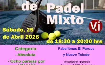 El 25 de Abril pozo de pádel mixto en Illescas