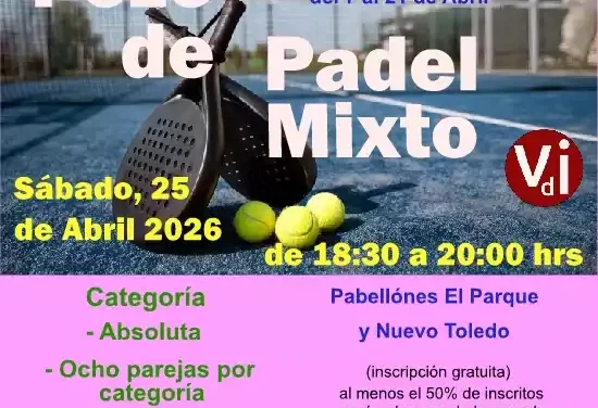 El 25 de Abril pozo de pádel mixto en Illescas