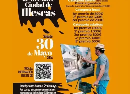 Séptima edición del certamen de pintura al aire libre «Ciudad de Illescas»
